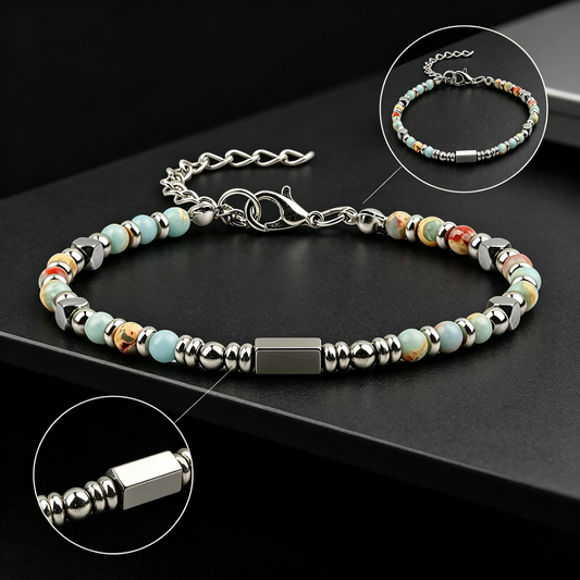 Chrysocolla Bracelet 6mm (Third Eye Chakra)