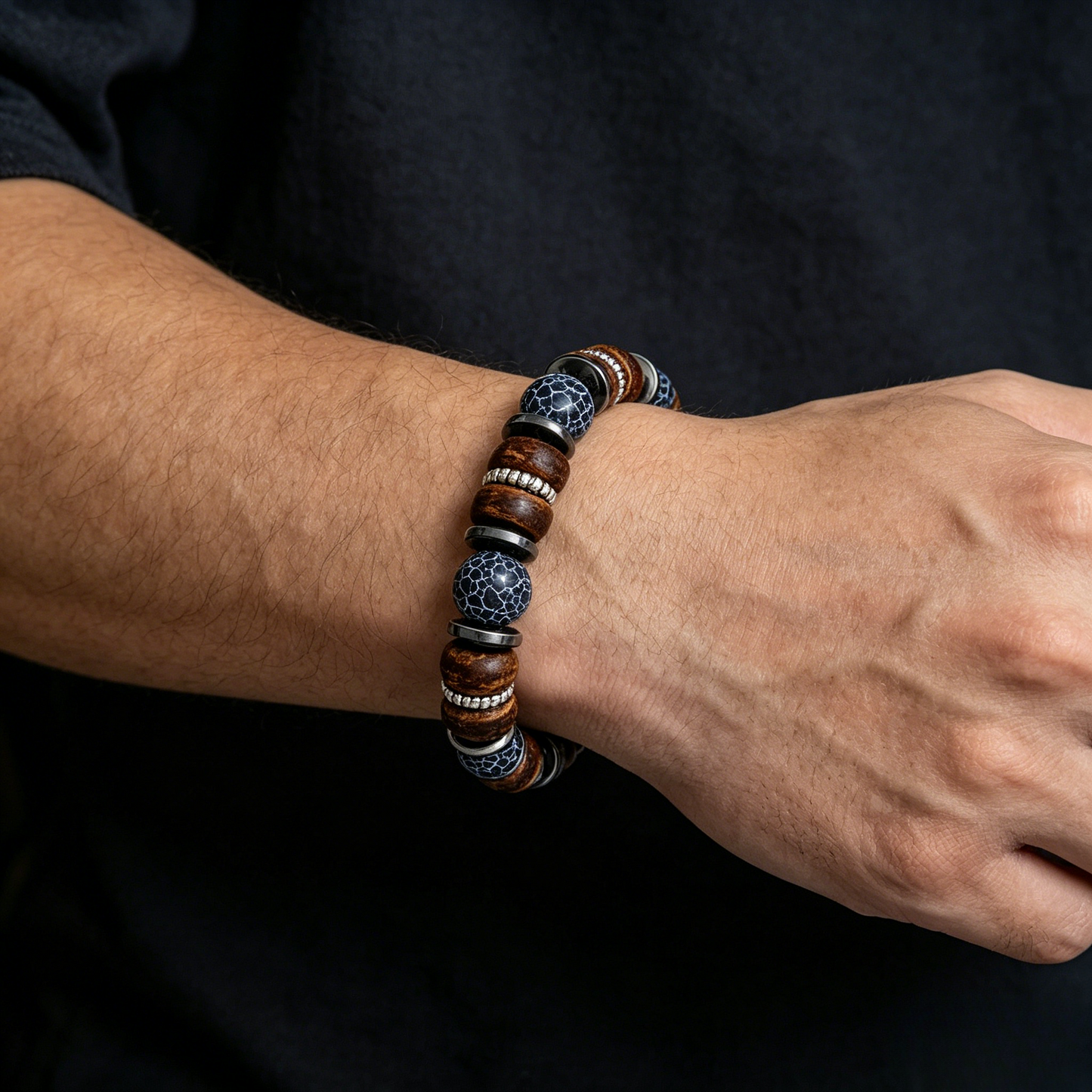 Gizzard Stone FengShui Bracelet 8mm (Throat Chakra)