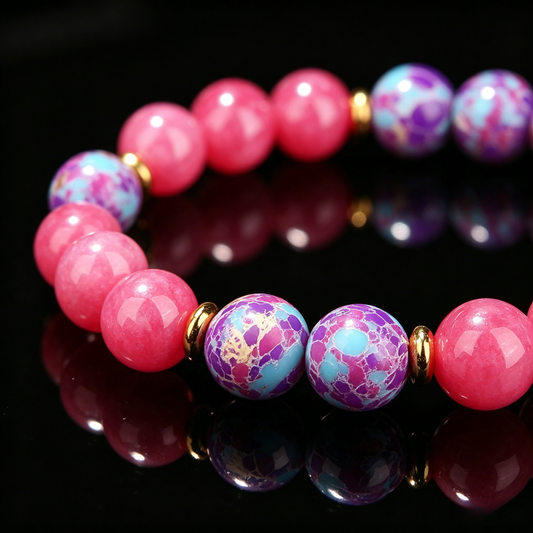 Natural Garnet Bracelet 8mm(Heart Chakra)