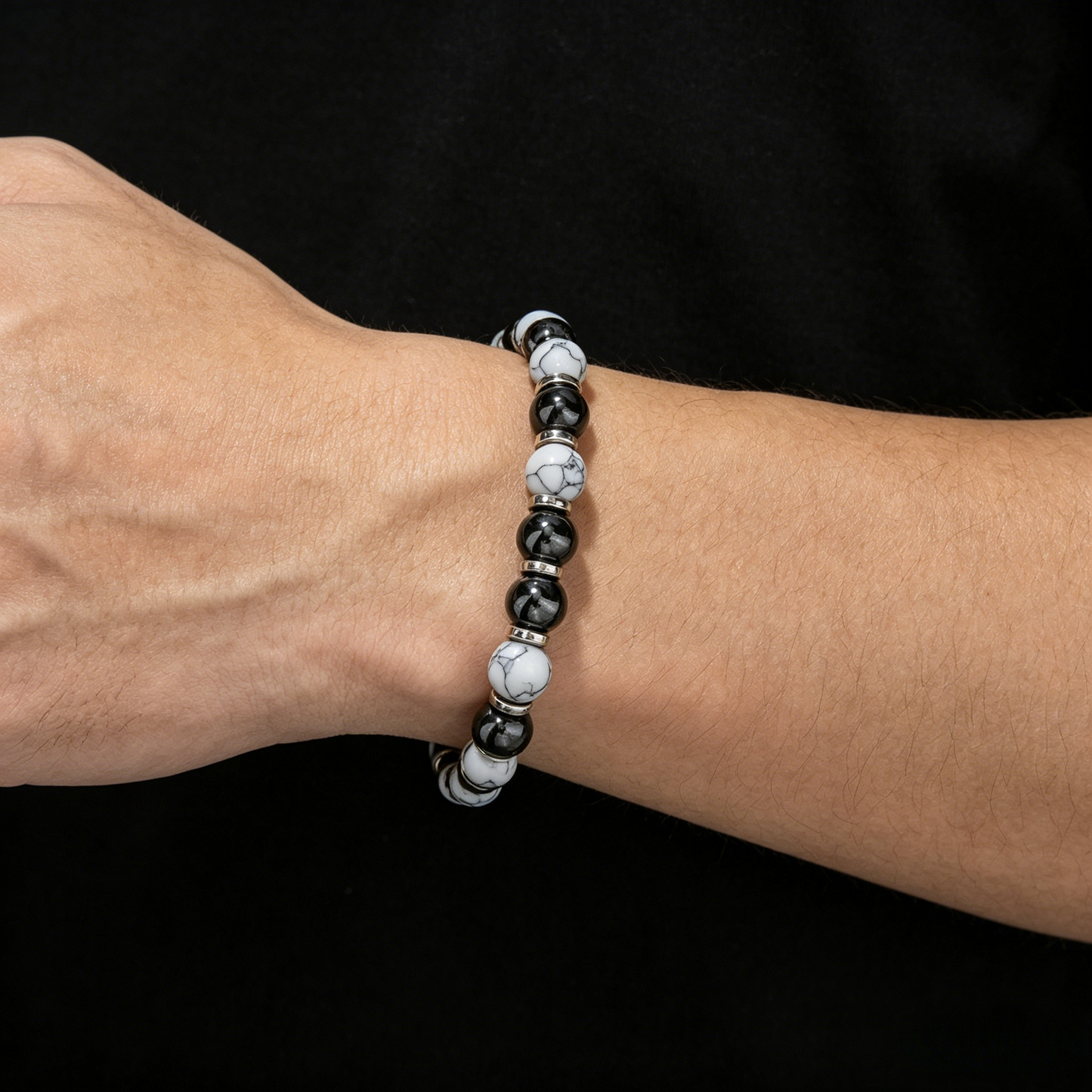 TaiChi Turquoise Bracelet 8mm (Crown Chakra)