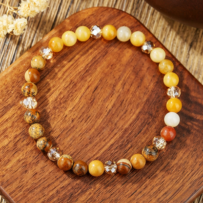 Brown Charoite Bracelet 8mm (Solar Plexus Chakra)