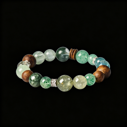 Aquamarine Bracelet II 8mm (Root Chakra)