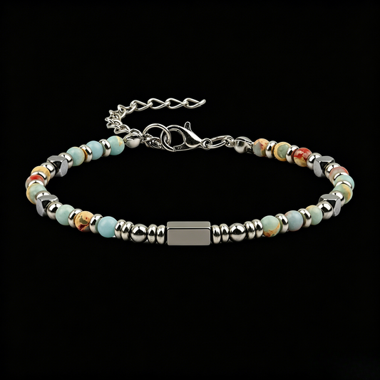 Chrysocolla Bracelet 6mm (Third Eye Chakra)