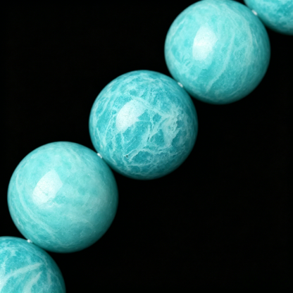 Aquamarine Bracelet 8mm (Third Eye Chakra)