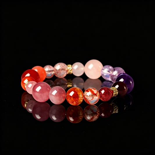Aquamarine Bracelet IV 8mm (Heart Chakra)