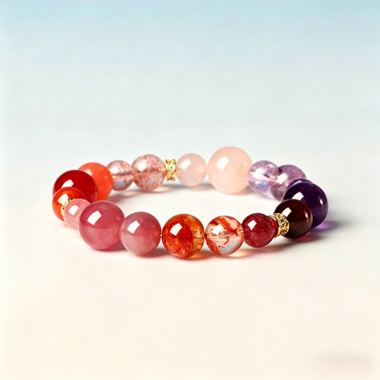 Aquamarine Bracelet IV 8mm (Heart Chakra)