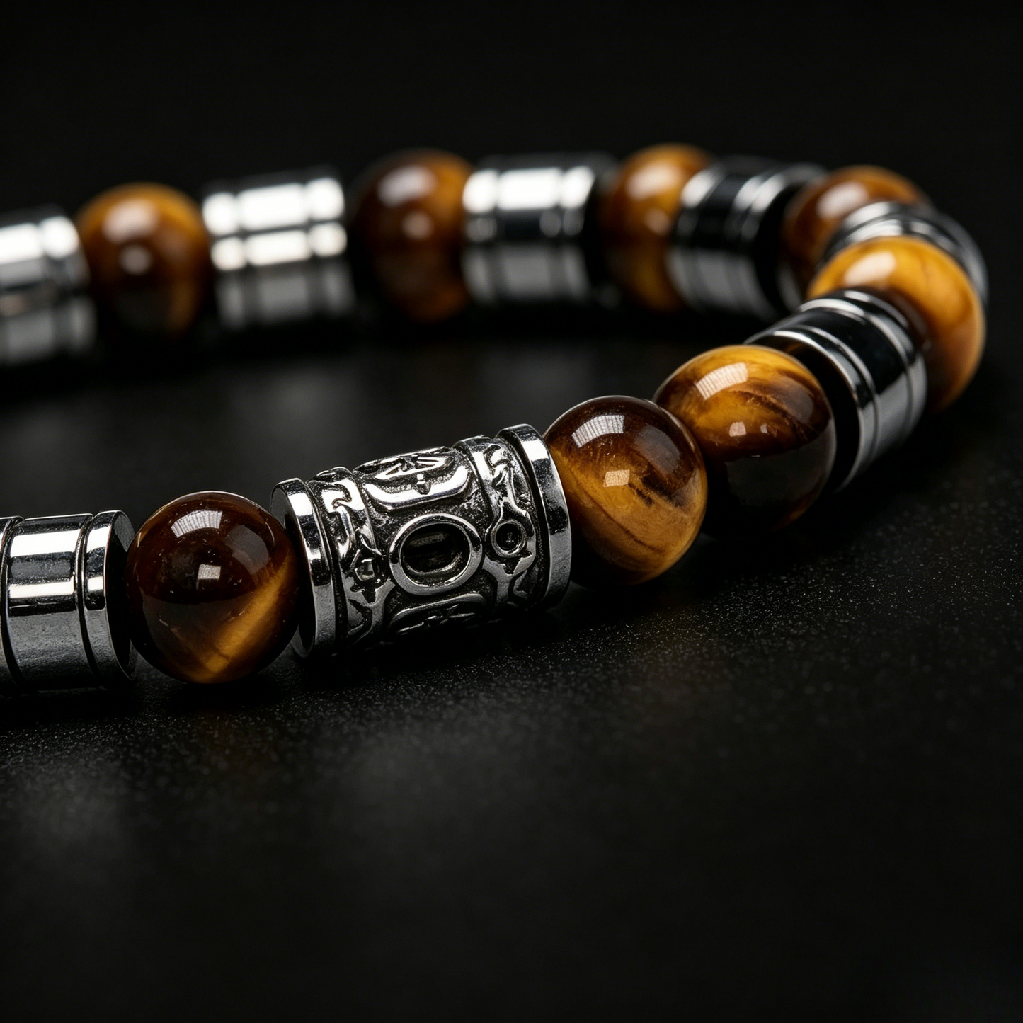 Yellow Tiger's Eye Bracelet 8mm (Solar Plexus Chakra)