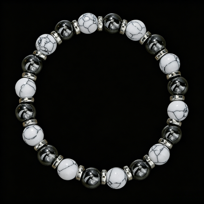 TaiChi Turquoise Bracelet 8mm (Crown Chakra)