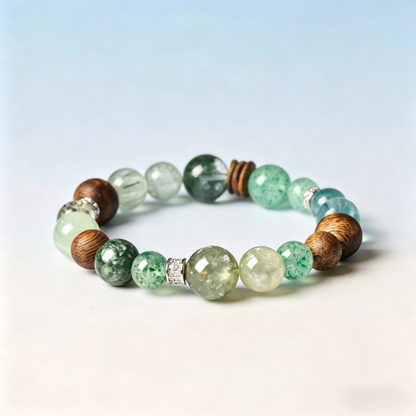 Aquamarine Bracelet II 8mm (Root Chakra)