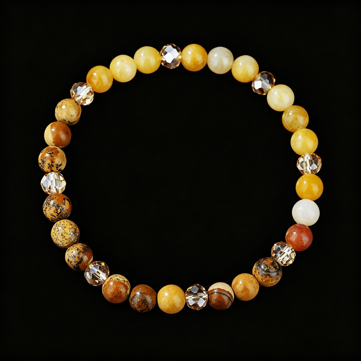 Brown Charoite Bracelet 8mm (Solar Plexus Chakra)