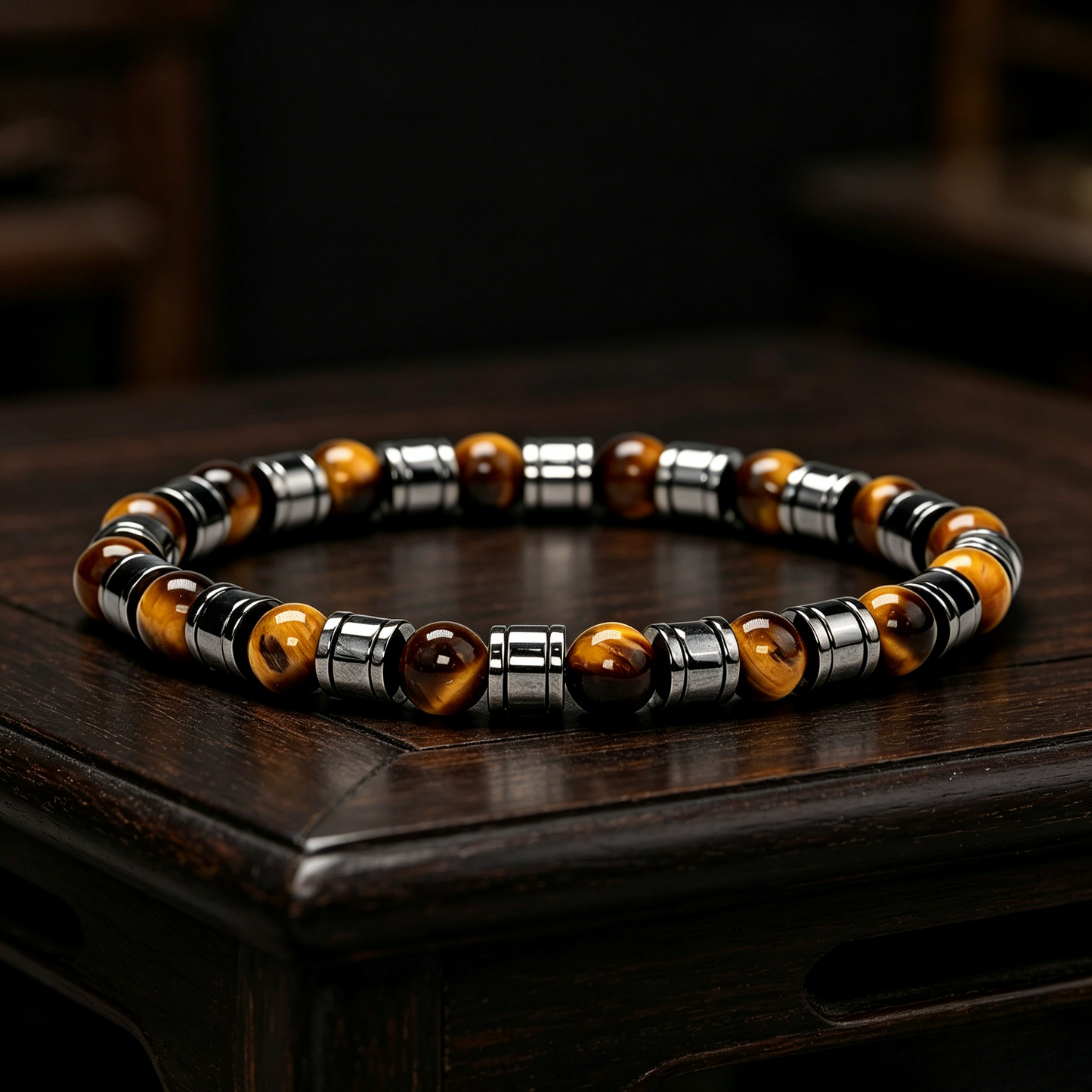 Yellow Tiger's Eye Bracelet 8mm (Solar Plexus Chakra)