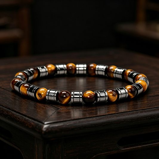 Yellow Tiger's Eye Bracelet 8mm (Solar Plexus Chakra)