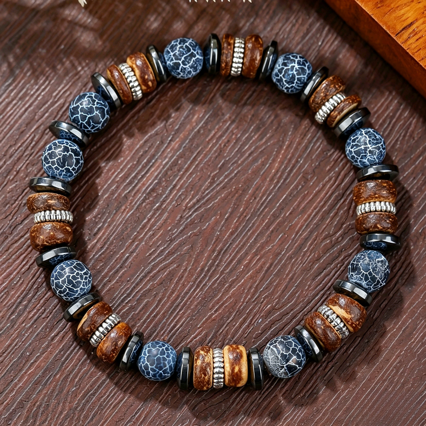Gizzard Stone FengShui Bracelet 8mm (Throat Chakra)