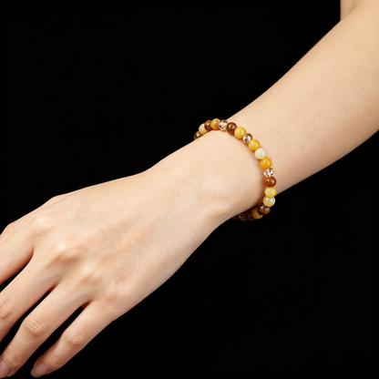 Brown Charoite Bracelet 8mm (Solar Plexus Chakra)