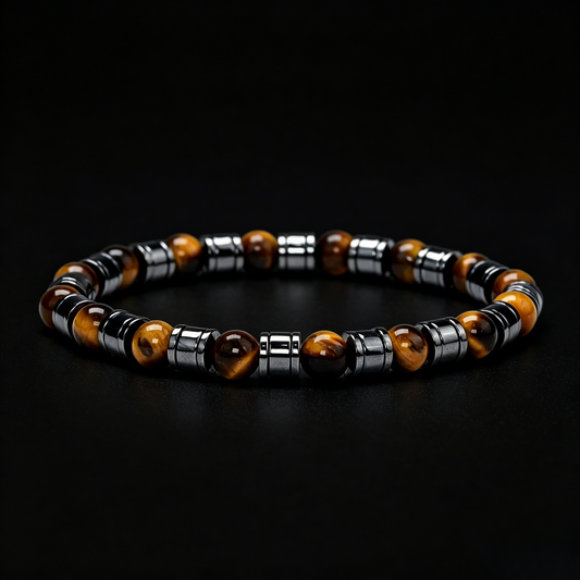 Yellow Tiger's Eye Bracelet 8mm (Solar Plexus Chakra)