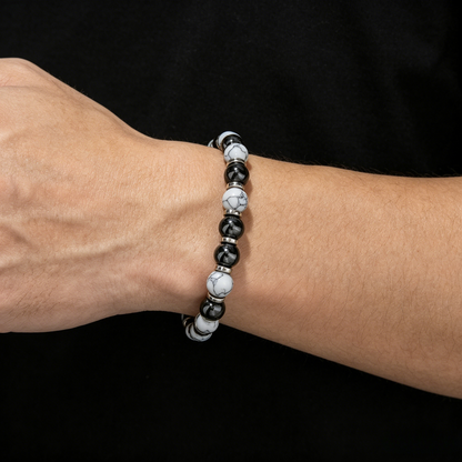 TaiChi Turquoise Bracelet 8mm (Crown Chakra)