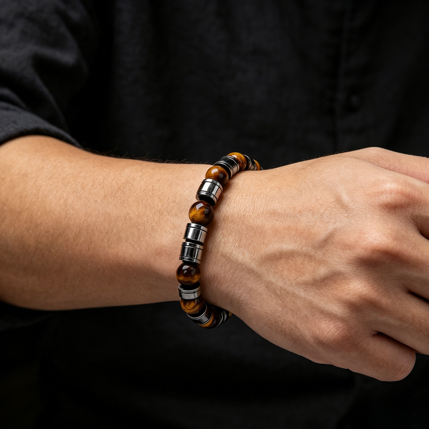 Yellow Tiger's Eye Bracelet 8mm (Solar Plexus Chakra)