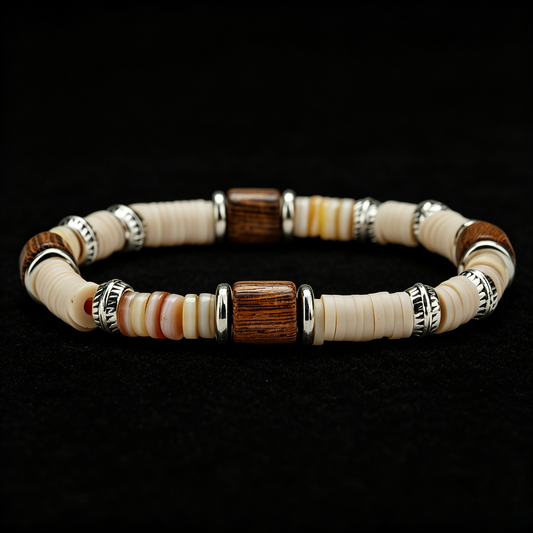 Golden Phoebe Peacock Jade Chip Bracelet 10mm (Solar Plexus Chakra)